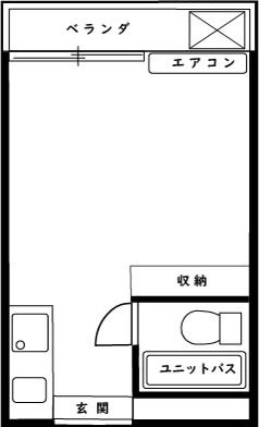 サンシャイン名桜の部屋の見取り図